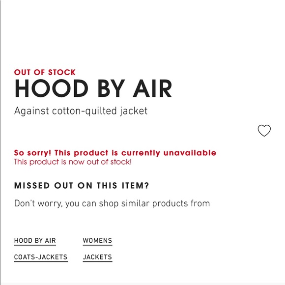 HBA against Hood by are quilted-jacket - Picture 1 of 6